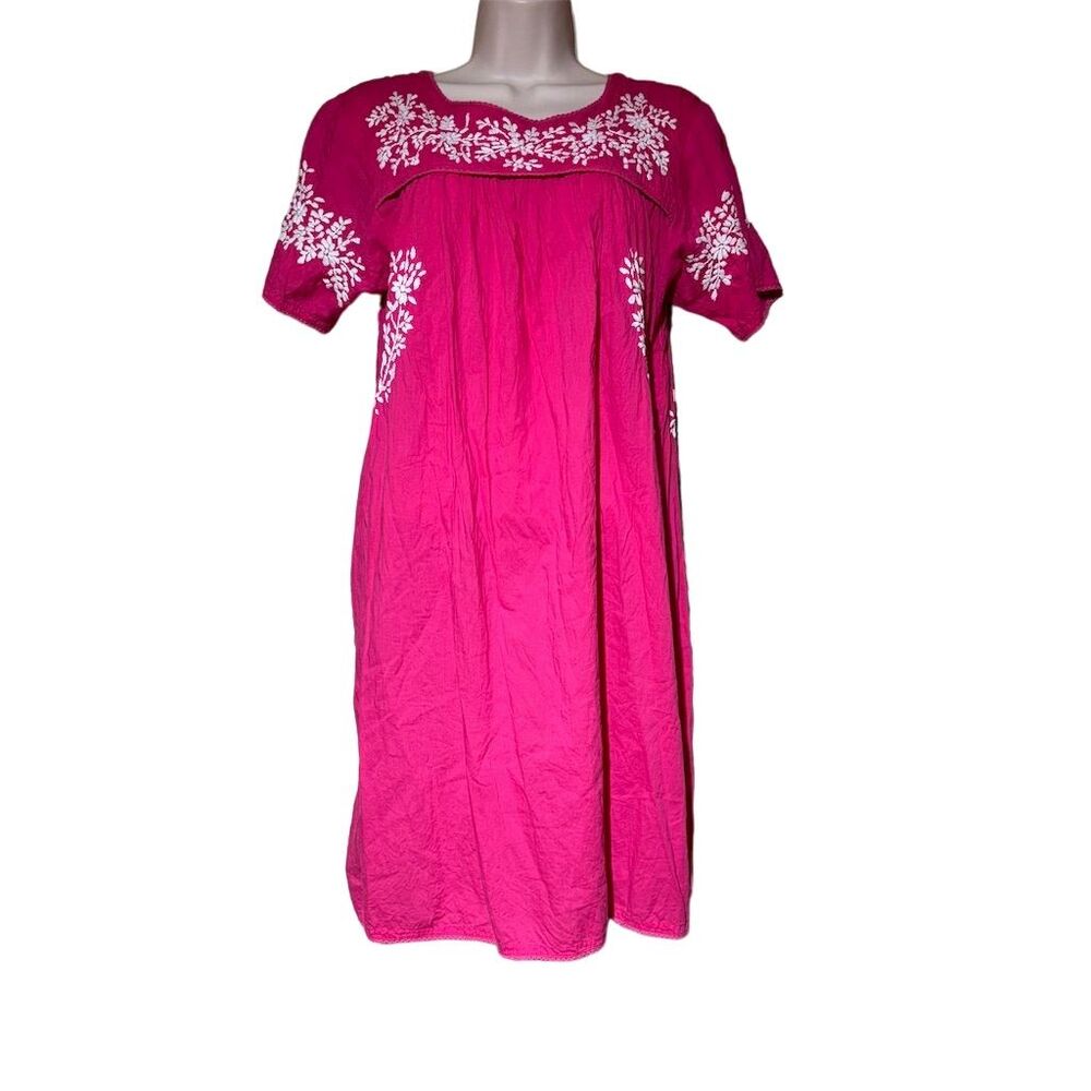 Roberta Roller Rabbit Women's Pink Embroidered Bo… - image 1